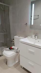 Koupelna v ubytování Larvella Estia Luxury Suites