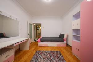 Katil atau katil-katil dalam bilik di Apartament Erisa
