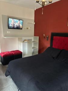 Posteľ alebo postele v izbe v ubytovaní Apart y Suite Portal del Luz