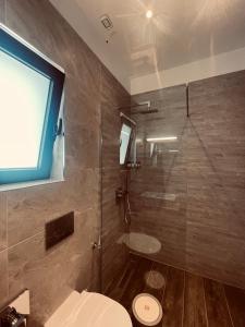 Koupelna v ubytování Hotel Sole