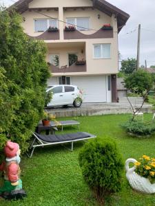Zahrada ubytování Casa Paunescu