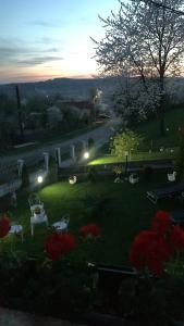 Zahrada ubytování Casa Paunescu