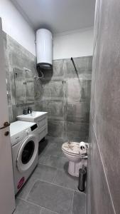 Koupelna v ubytování Apartment Lora