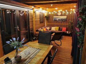Posezení v ubytování Mobile home Linico