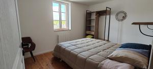 Postel nebo postele na pokoji v ubytování Gîte de Nath - classé 4 étoiles