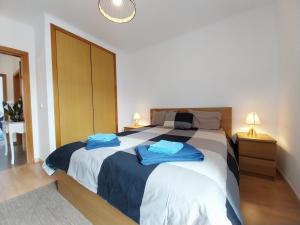 En eller flere senge i et værelse på Azores Physis Apartment - sea view