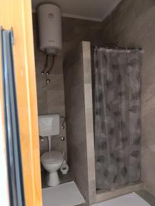 Koupelna v ubytování Apartmani Helena