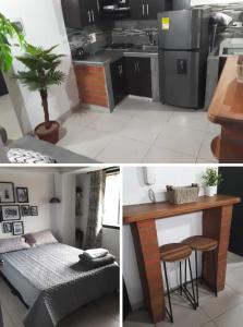 Kuchyň nebo kuchyňský kout v ubytování Apartamento en Itagüí + 7 fotografií