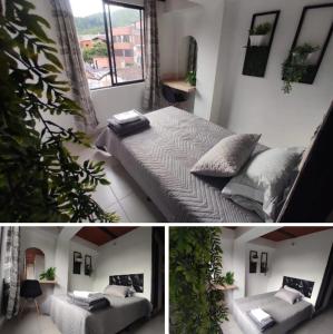 Postel nebo postele na pokoji v ubytování Apartamento en Itagüí