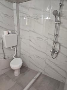 Koupelna v ubytování Fontana Apartman + 6 fotografií