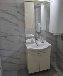 Koupelna v ubytování Fontana Apartman