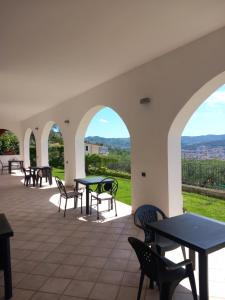 Balkón alebo terasa v ubytovaní Qvattro stagioni panoramic suites