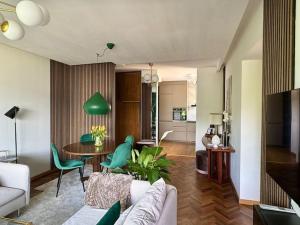 Posezení v ubytování Panorama Suite in Lugano - Pazzallo