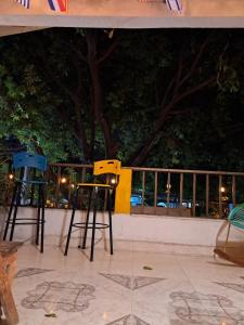 Patio nebo venkovní prostory v ubytování Hostel Shalom Adonai