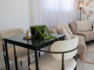 Posezení v ubytování NYA Boutique Suite