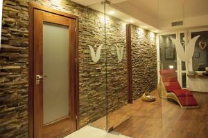 Kúpeľňa v ubytovaní Hotel Na Skarpie - Charzykowy