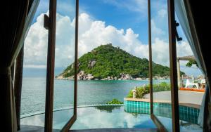 a view of the ocean from a room at Nangyuan Island Dive Resort in Ko Tao