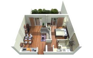 Půdorys ubytování Alpe-Adria Apartments