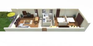 Posezení v ubytování Alpe-Adria Apartments