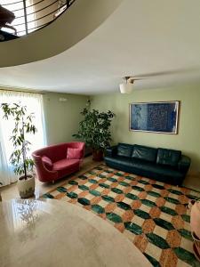 Hotel Vecchio Mulino的休息区