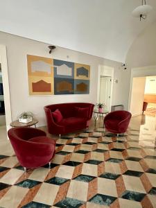 Hotel Vecchio Mulino的休息区