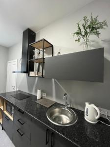 Η κουζίνα ή μικρή κουζίνα στο St Benedict Apartments +30 φωτογραφίες