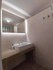 Kúpeľňa v ubytovaní Hostal Dragonflybcn