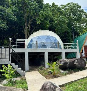 Zahrada ubytování Dumba Bay Tioman