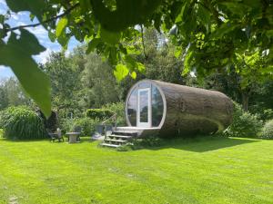 Zahrada ubytování Eco-lodge locatie De Boergondier
