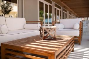 A seating area at Hotel Capanni