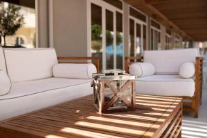A seating area at Hotel Capanni