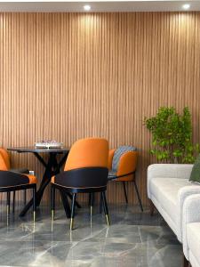 Orange inn Apartment 桔子酒店的休息区