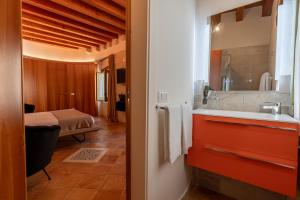 Koupelna v ubytování B&B Palazzo Vittoria