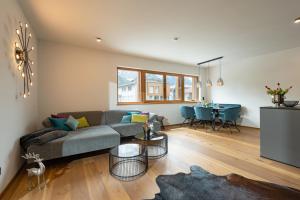 Istumisnurk majutusasutuses Apartment Seeglück am Walchsee - sehr stylisch, zentral und neuerbaut