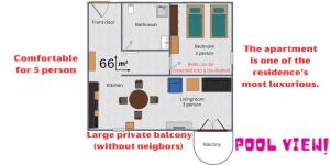 阳光海滩Apartment Lilou - 3 pools, SPA, gym, playgrounds的相册照片