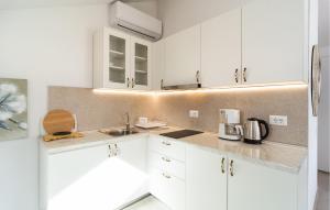 Η κουζίνα ή μικρή κουζίνα στο Amazing Apartment In Sutivan With Wifi