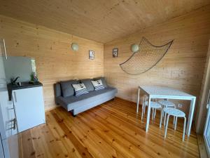 Kuchyň nebo kuchyňský kout v ubytování Domki Zuzanna