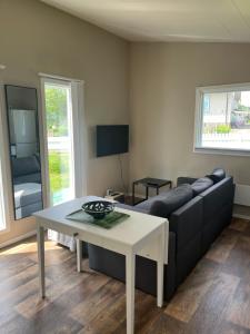 Μια τηλεόραση ή/και κέντρο ψυχαγωγίας στο Tiny house with shared pool, max 4 people