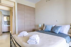 Posteľ alebo postele v izbe v ubytovaní Unique Villa Ratzakli