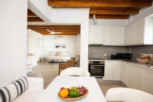 Kuchyň nebo kuchyňský kout v ubytování Cavo Blue Villas