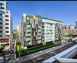 Bygningen som lejligheden ligger i