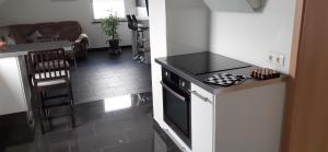 Kuchyň nebo kuchyňský kout v ubytování Ferienwohnung Belchenblick