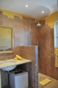 Vonios kambarys apgyvendinimo įstaigoje Bastide de l'Avelan