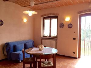 Posezení v ubytování Cascina Stralla