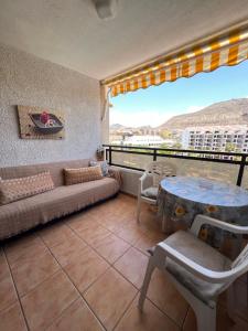 Ruang duduk di Apartment Center Los Cristianos