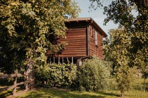 Zahrada ubytování Treehouse Drevesna hiška Štrkovo gnezdo Ranč Jureš