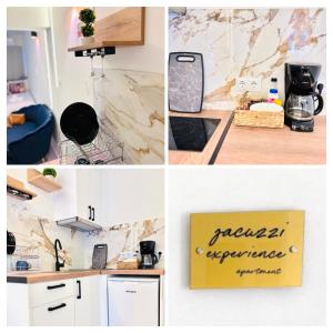 Kuchyň nebo kuchyňský kout v ubytování Jacuzzi Experience by perfect-living Ιωάννινα