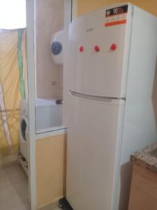 Kuchyň nebo kuchyňský kout v ubytování Apart salma