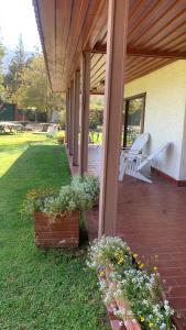 Vrt pred nastanitvijo Casa tranquila y central con piscina en Olmué
