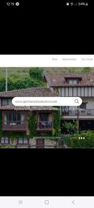 uma imagem de um website de uma casa em APARTAMENTOS LA COTERA - Barrio de CAMBARCO em Cambarco